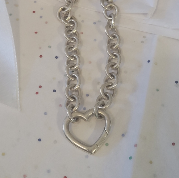 Tiffany &Co heart necklace 18 "😍 - Picture 4 of 13